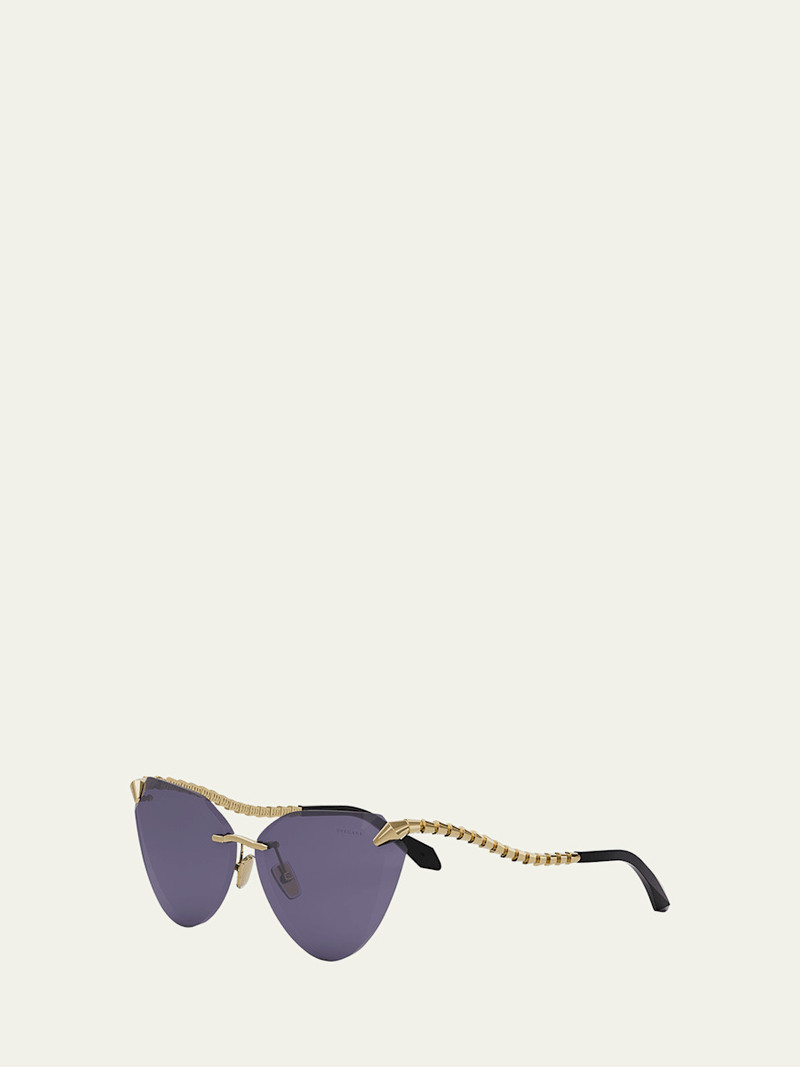 BVLGARI Serpenti Viper Cat-Eye Sunglasses outlook