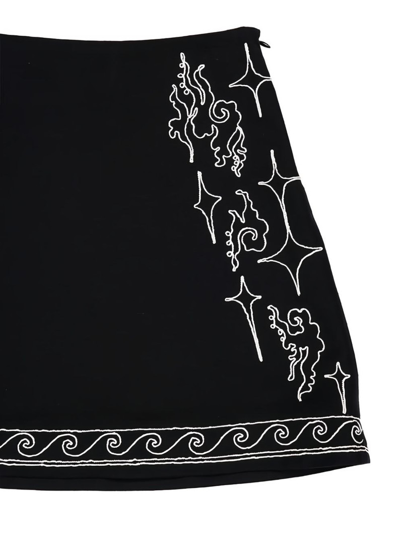 embroidery mini skirt 3