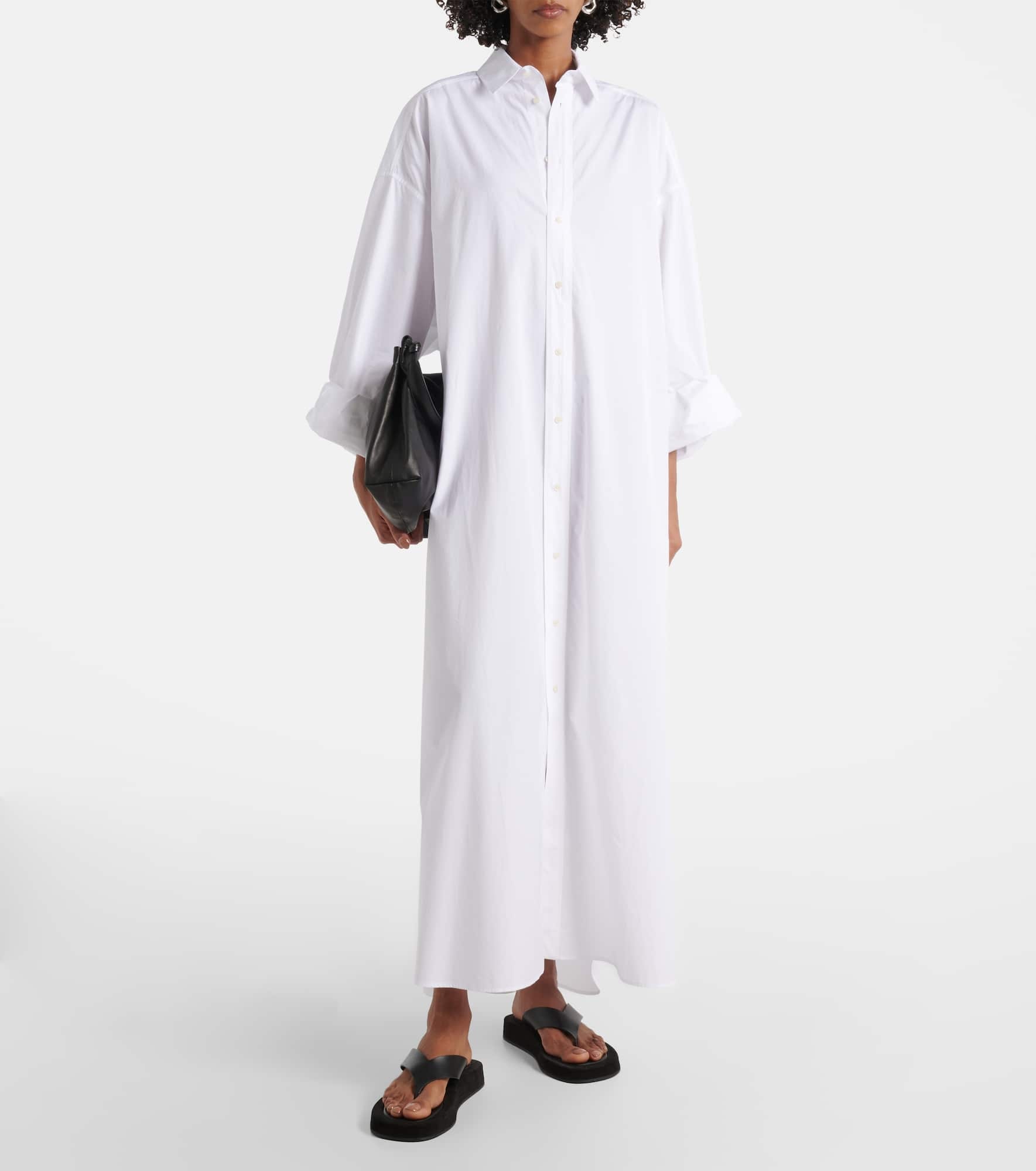 Oversized cotton shirtdress - 2