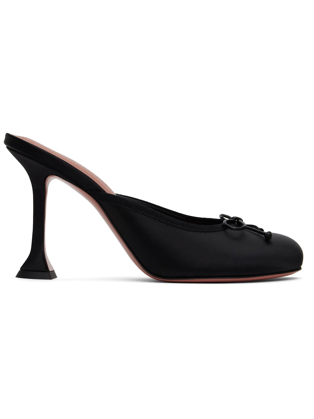 Black Lila Slipper 95 Heels - 1