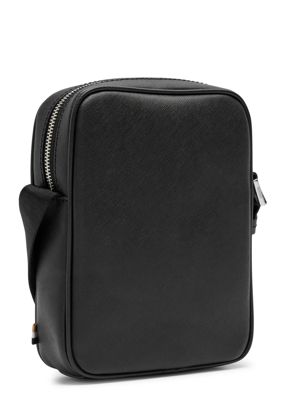 Boss Logo Saffiano Leather Cross-body bag - 2