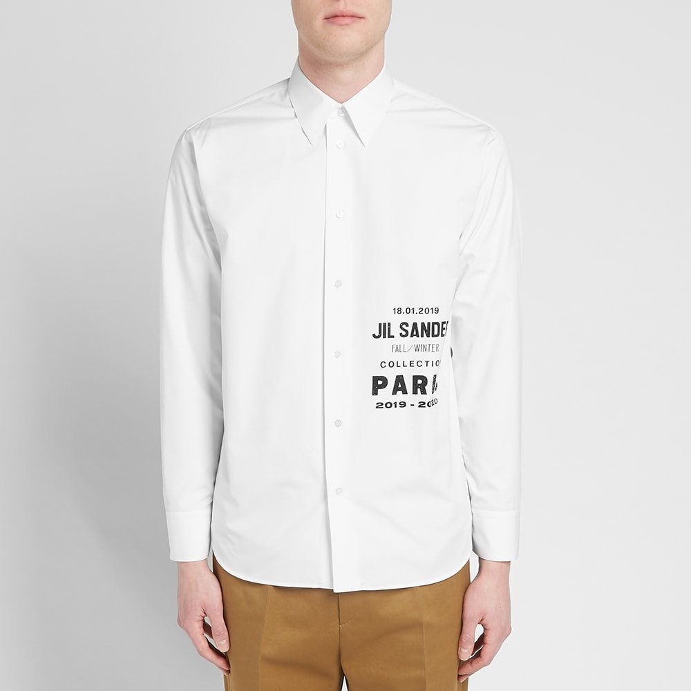 Jil Sander Logo Print Shirt - 5