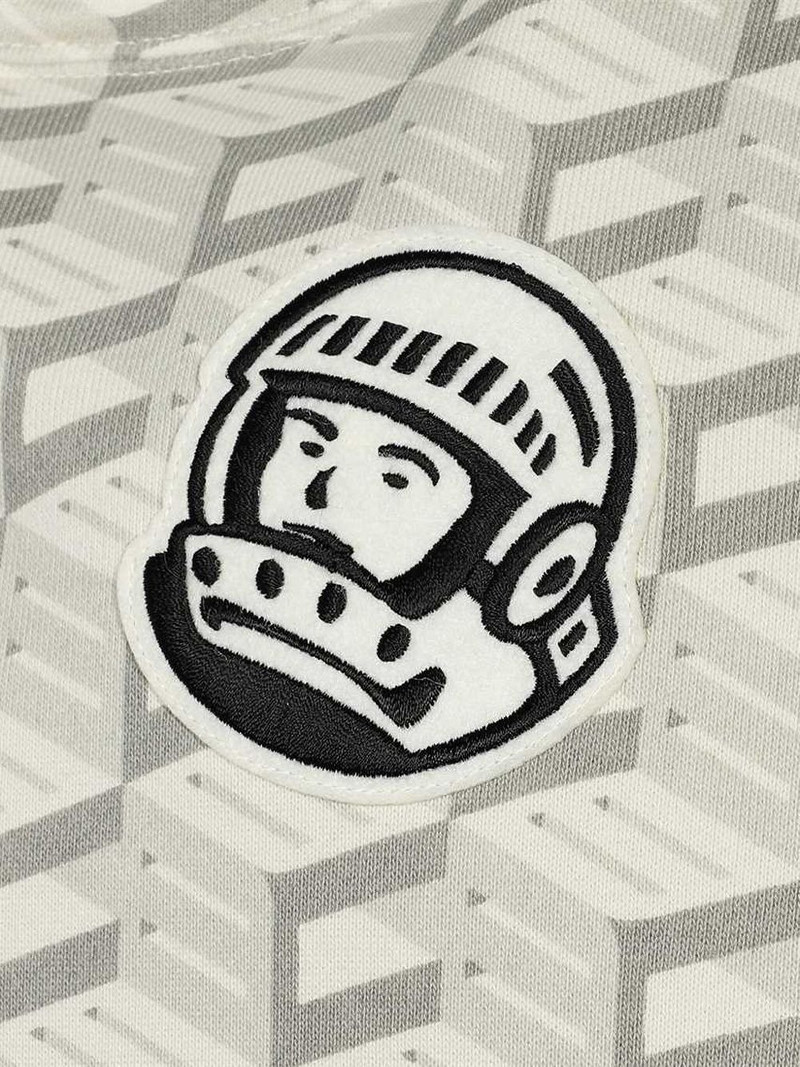 logo-patch geometric-pattern hoodie 3