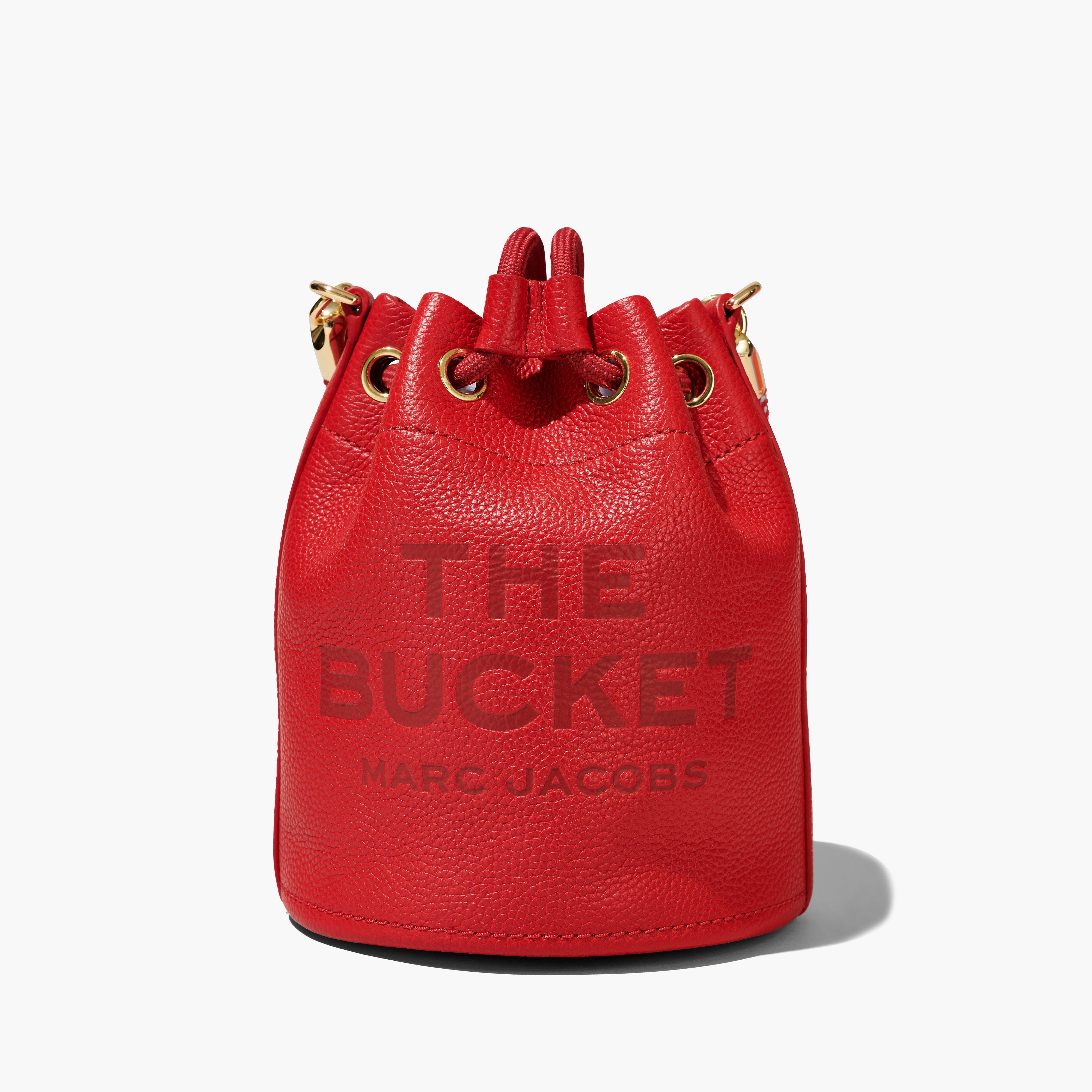 THE LEATHER MICRO BUCKET BAG - 7