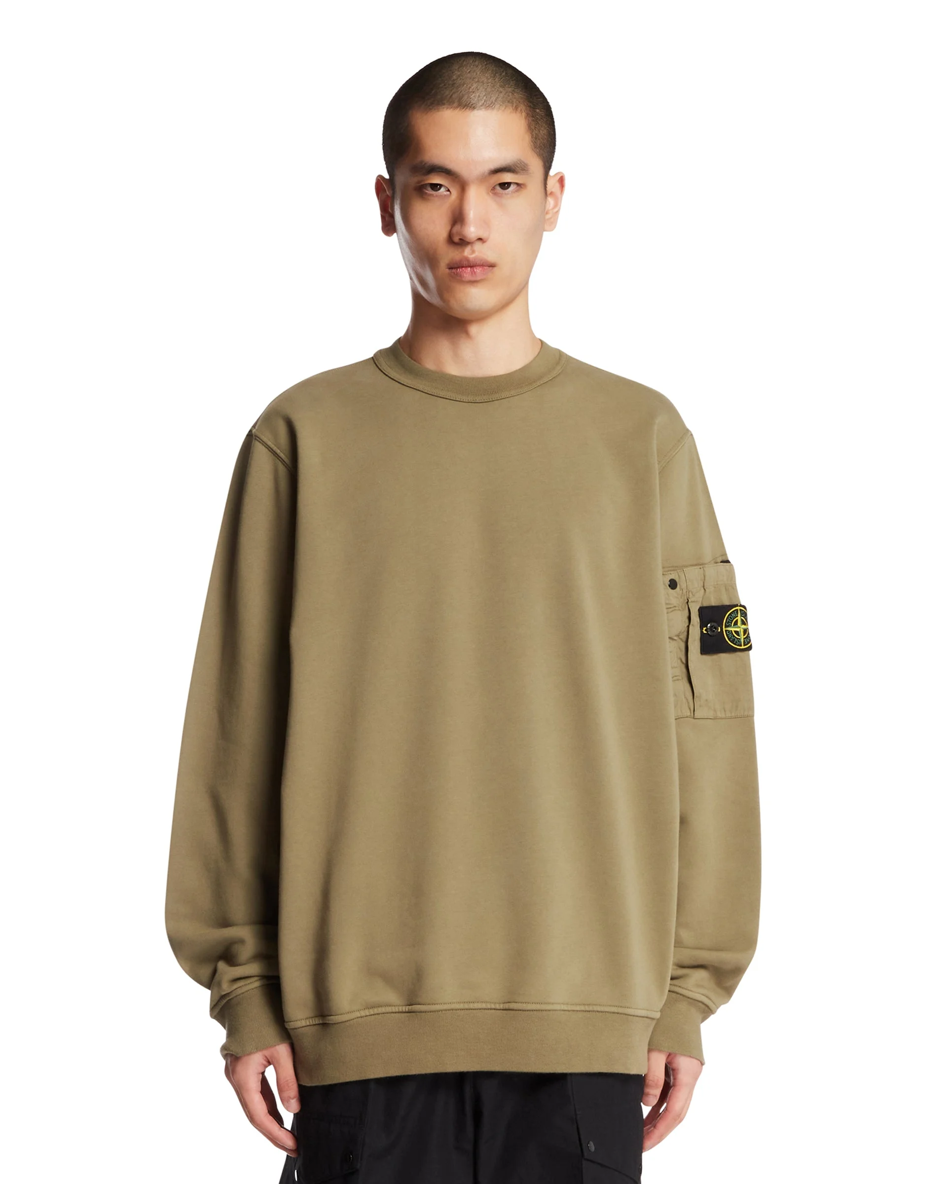 Green Pocket Sweatshirt - 1