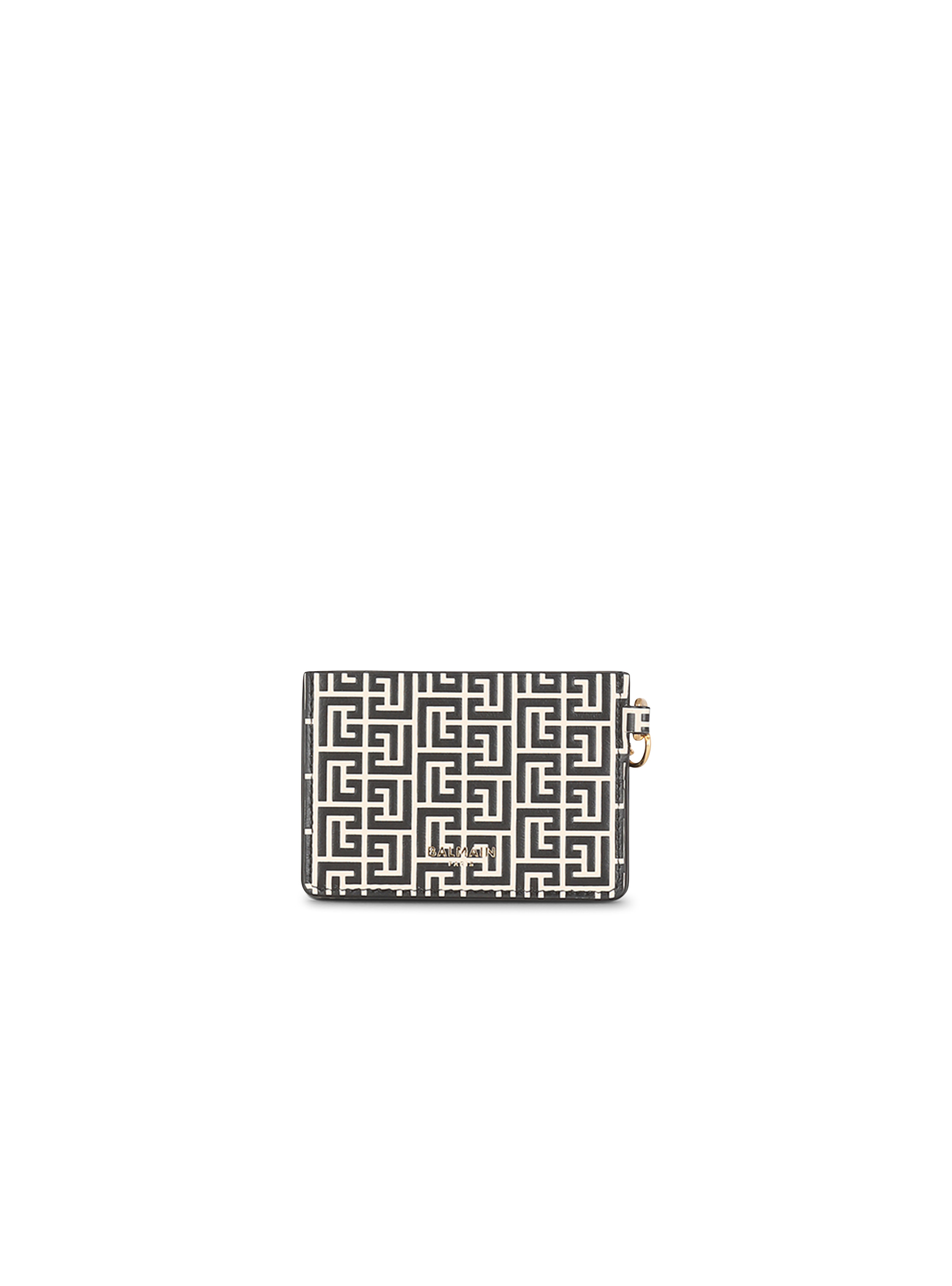 Embossed calfskin Coin card holder - 1