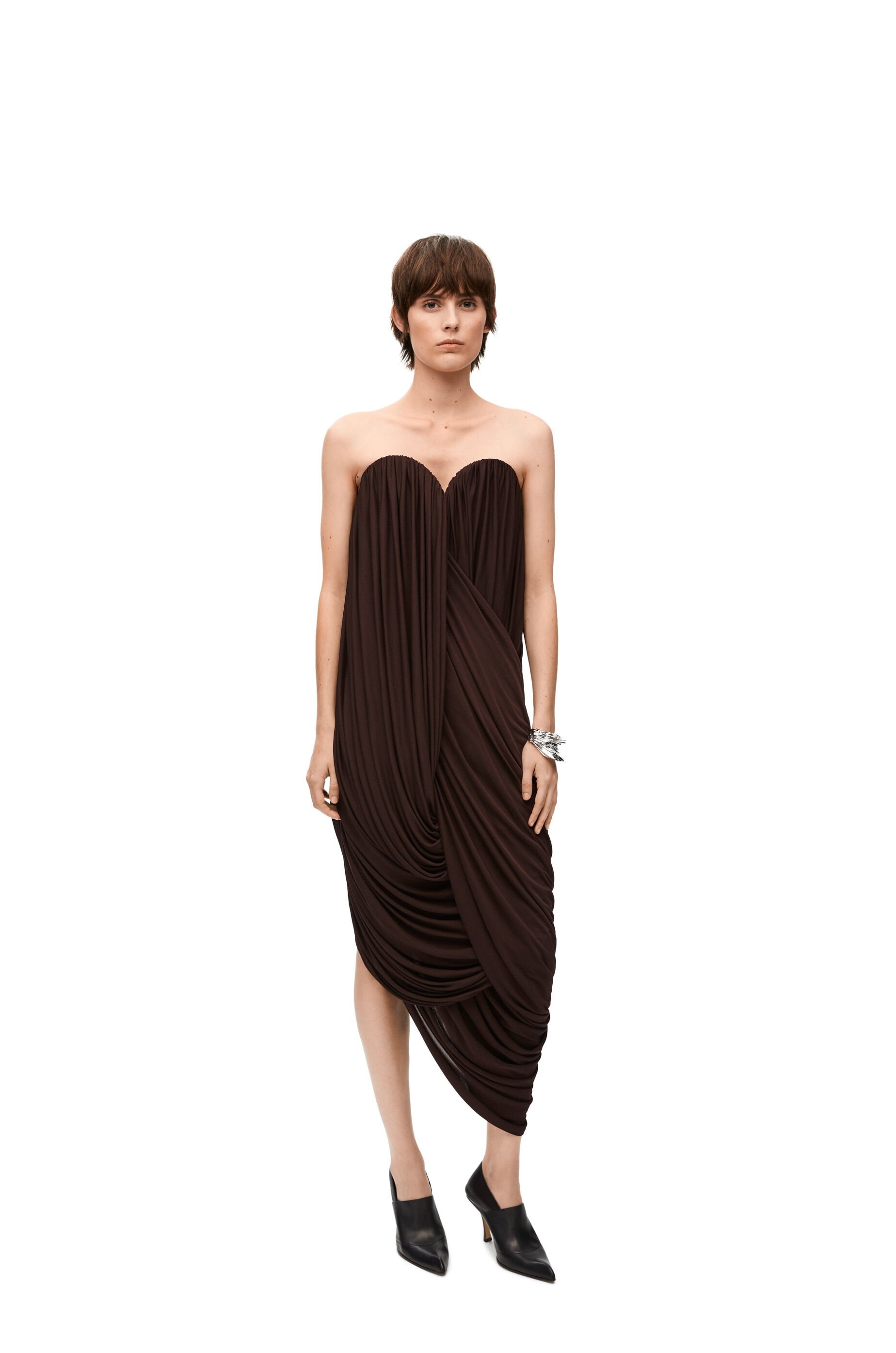 Bustier dress in viscose - 2