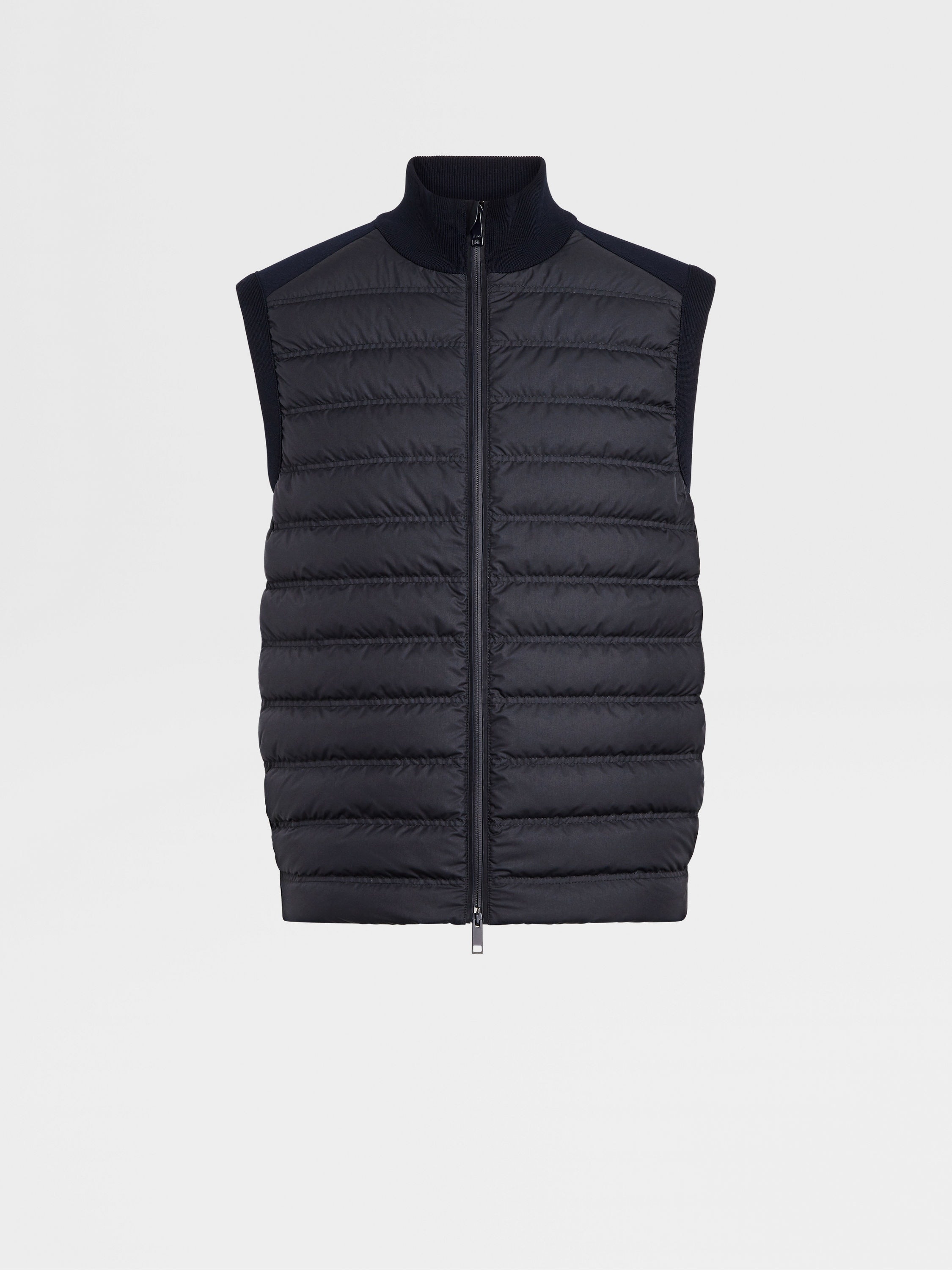 ZEGNA NAVY BLUE HIGH PERFORMANCE™ WOOL VEST | REVERSIBLE