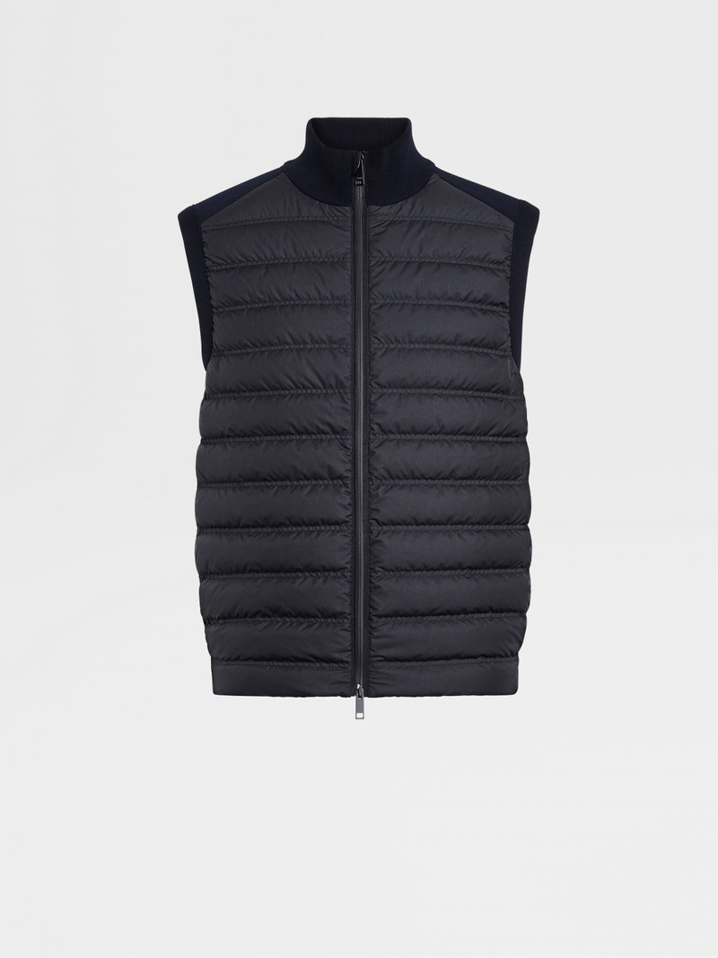 NAVY BLUE HIGH PERFORMANCE™ WOOL VEST - 1