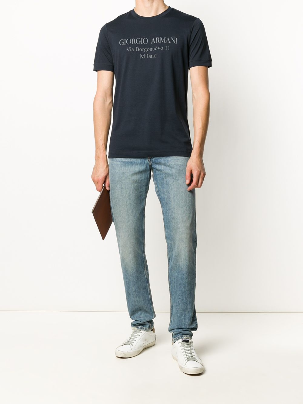 logo print T-shirt - 2