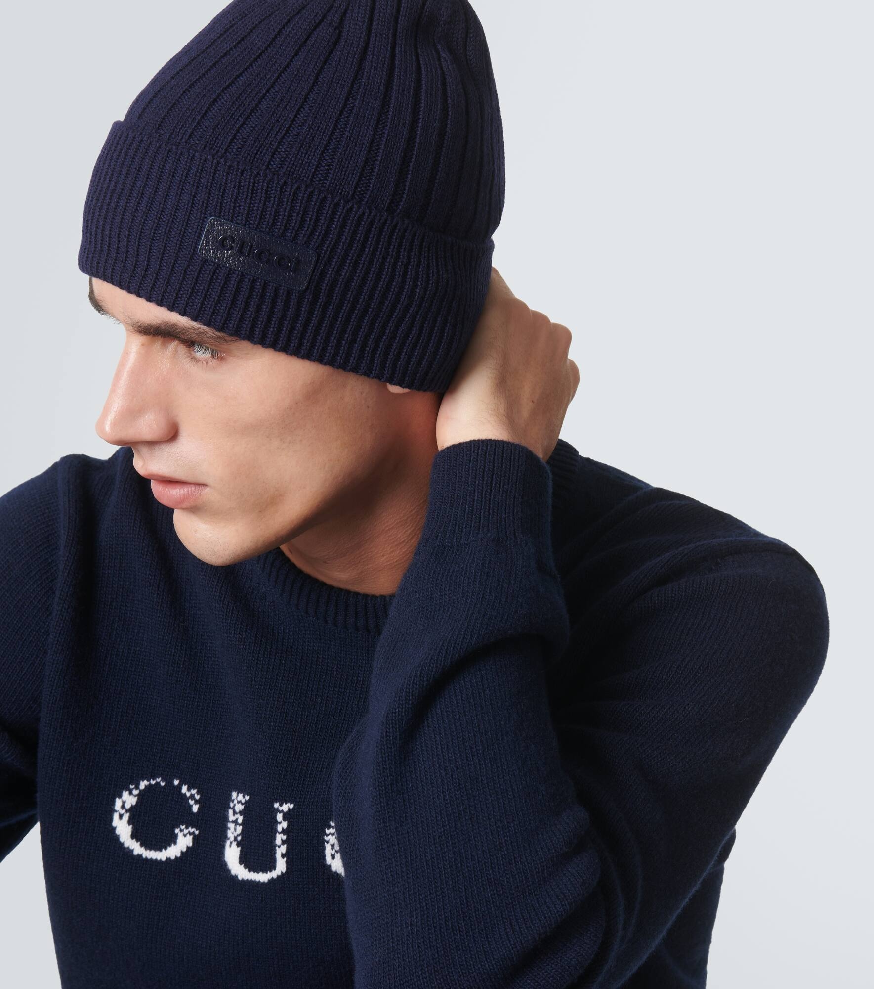Ribbed-knit wool beanie - 3