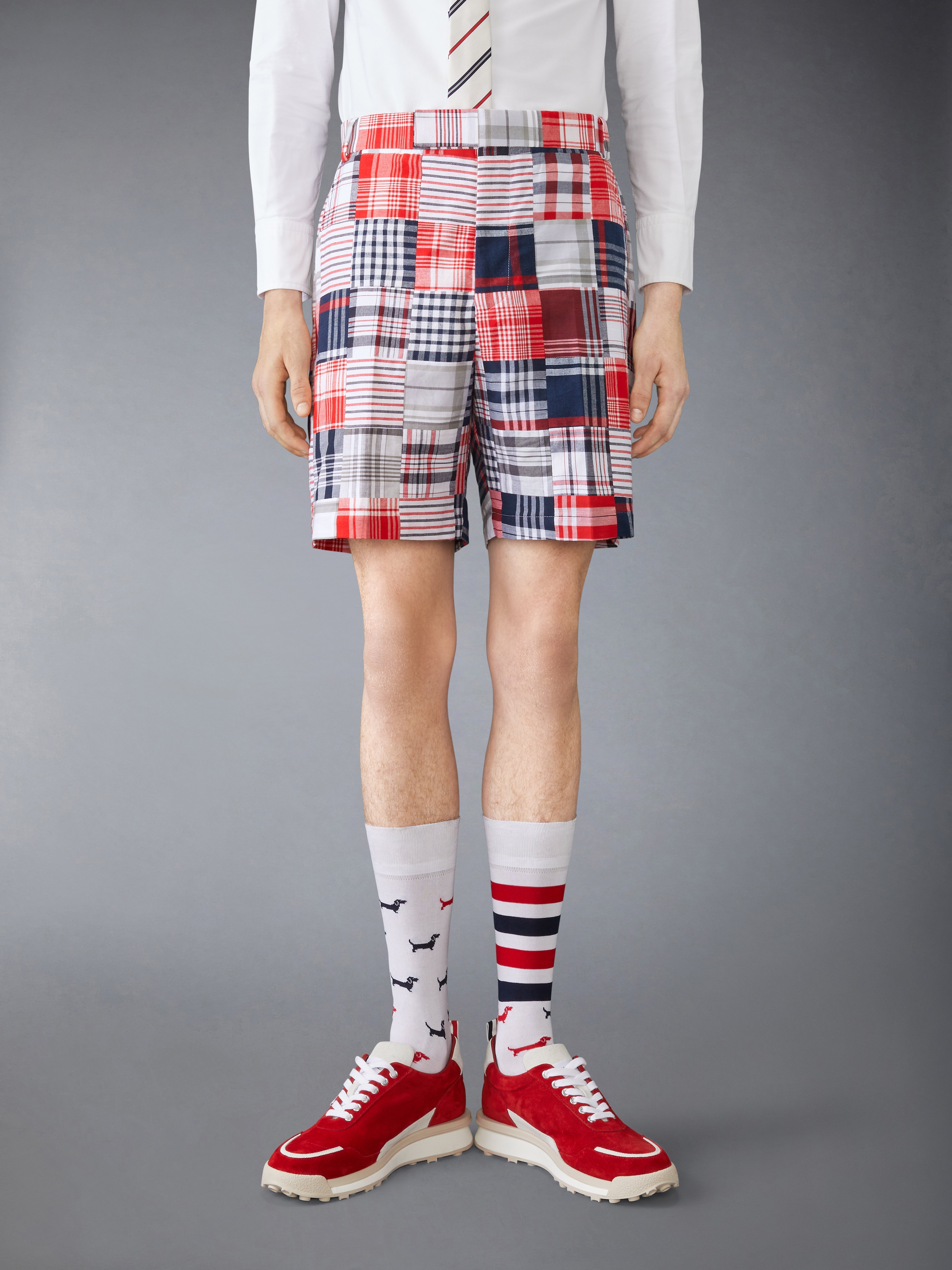 MADRAS PATCHWORK UTILITY CHINO SHORT - 2
