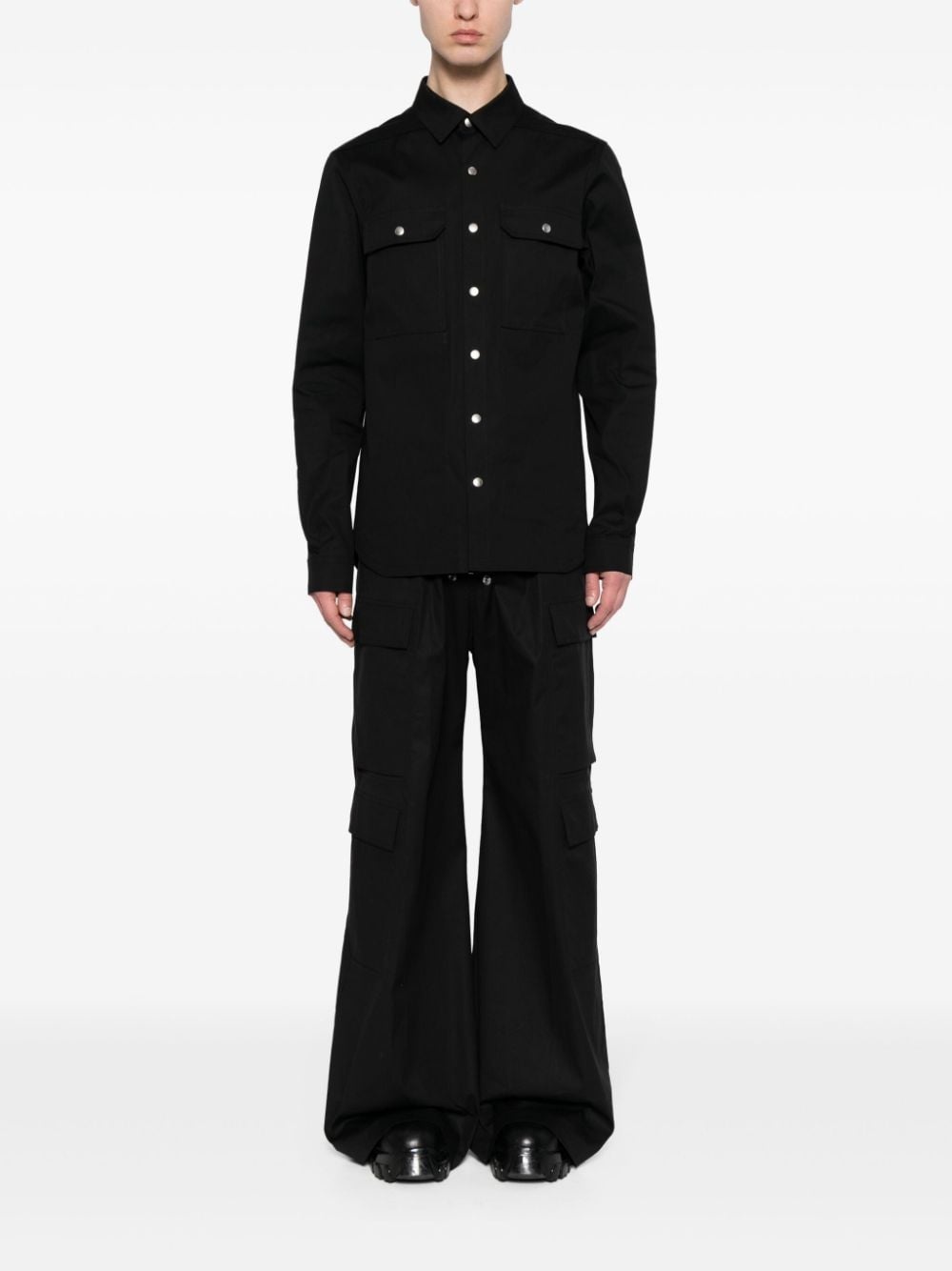 long-sleeve poplin shirt - 2