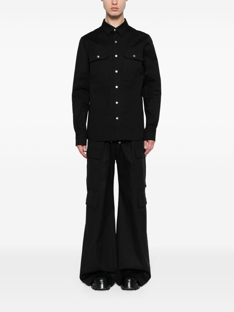 Rick Owens long-sleeve poplin shirt outlook