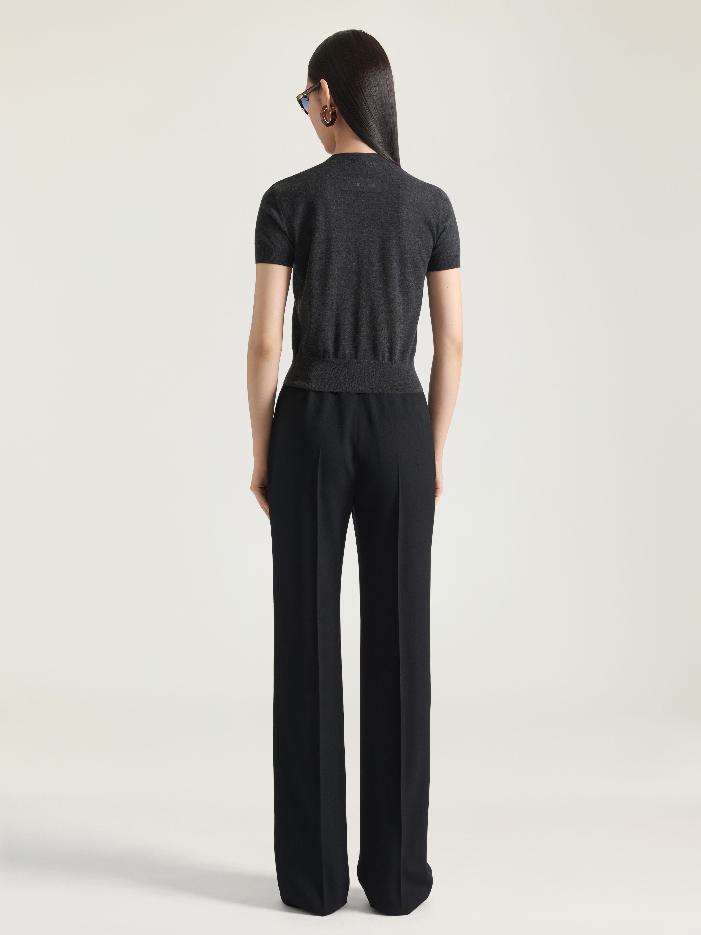 TAILORED CIGARETTE PANTS IN WOOL - 3