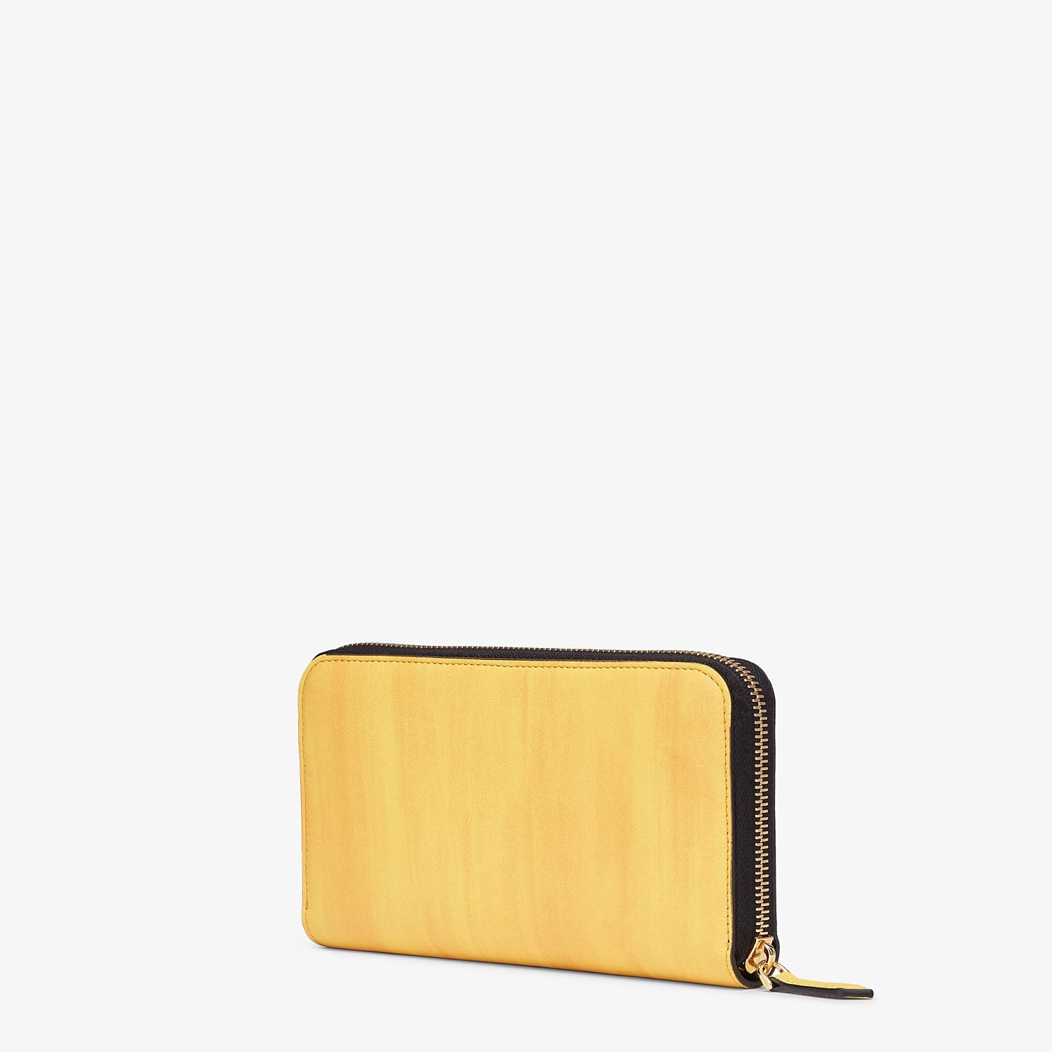 Yellow leather wallet - 2