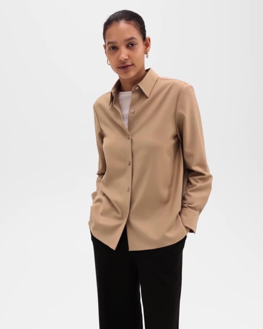 Straight Shirt in Sleek Flannel - 7