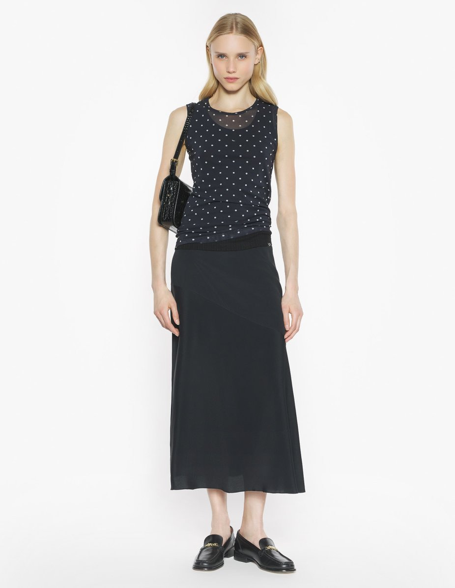 POLKA DOT FOX MESH TANK TOP - 2