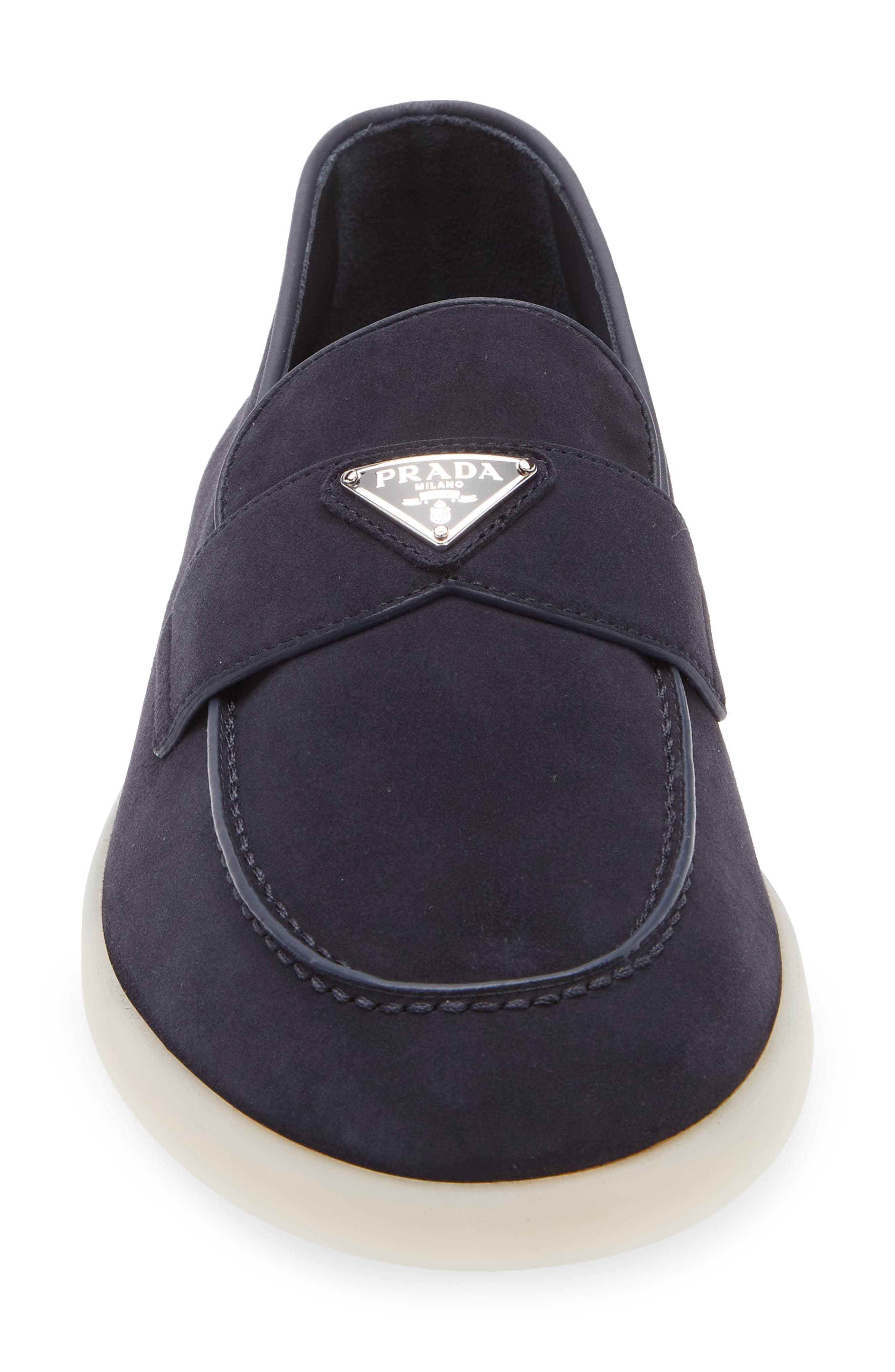 Prada St. Tropez Loafer in Bleu at Nordstrom - 4