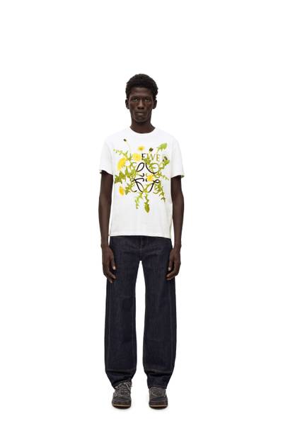 Loewe Anagram flowers T-shirt in cotton outlook