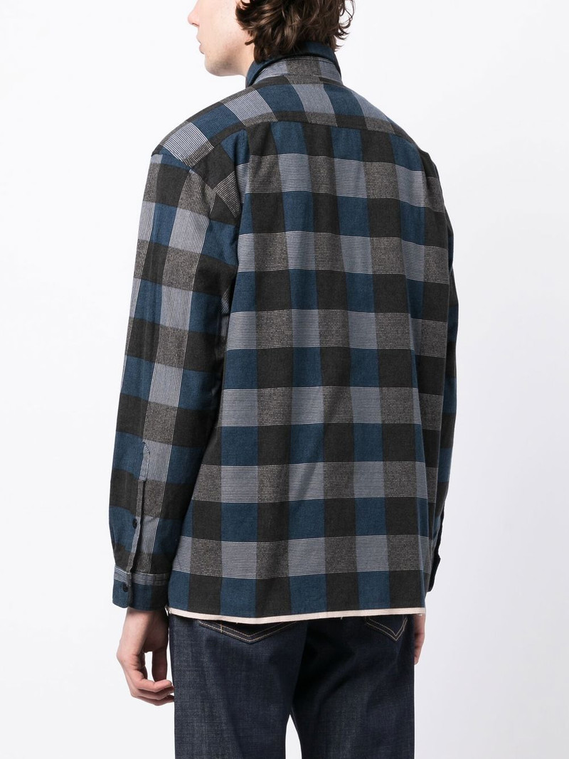 check-print cotton shirt 4