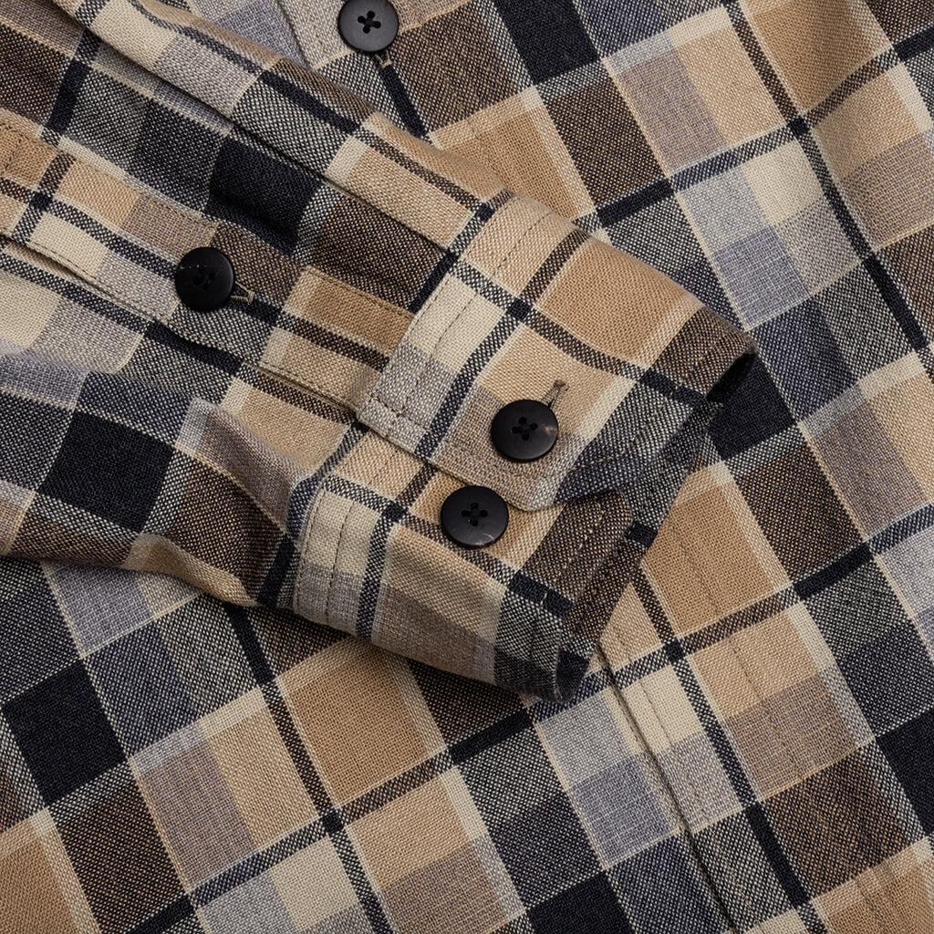 LUMBER CHECK L/S (W/L) - BEIGE - 5