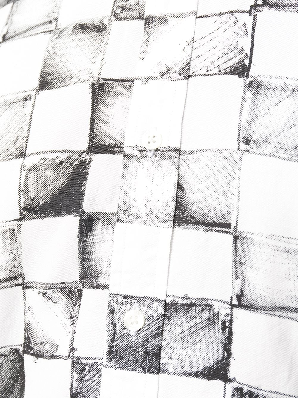 scribbled check shirt - 5