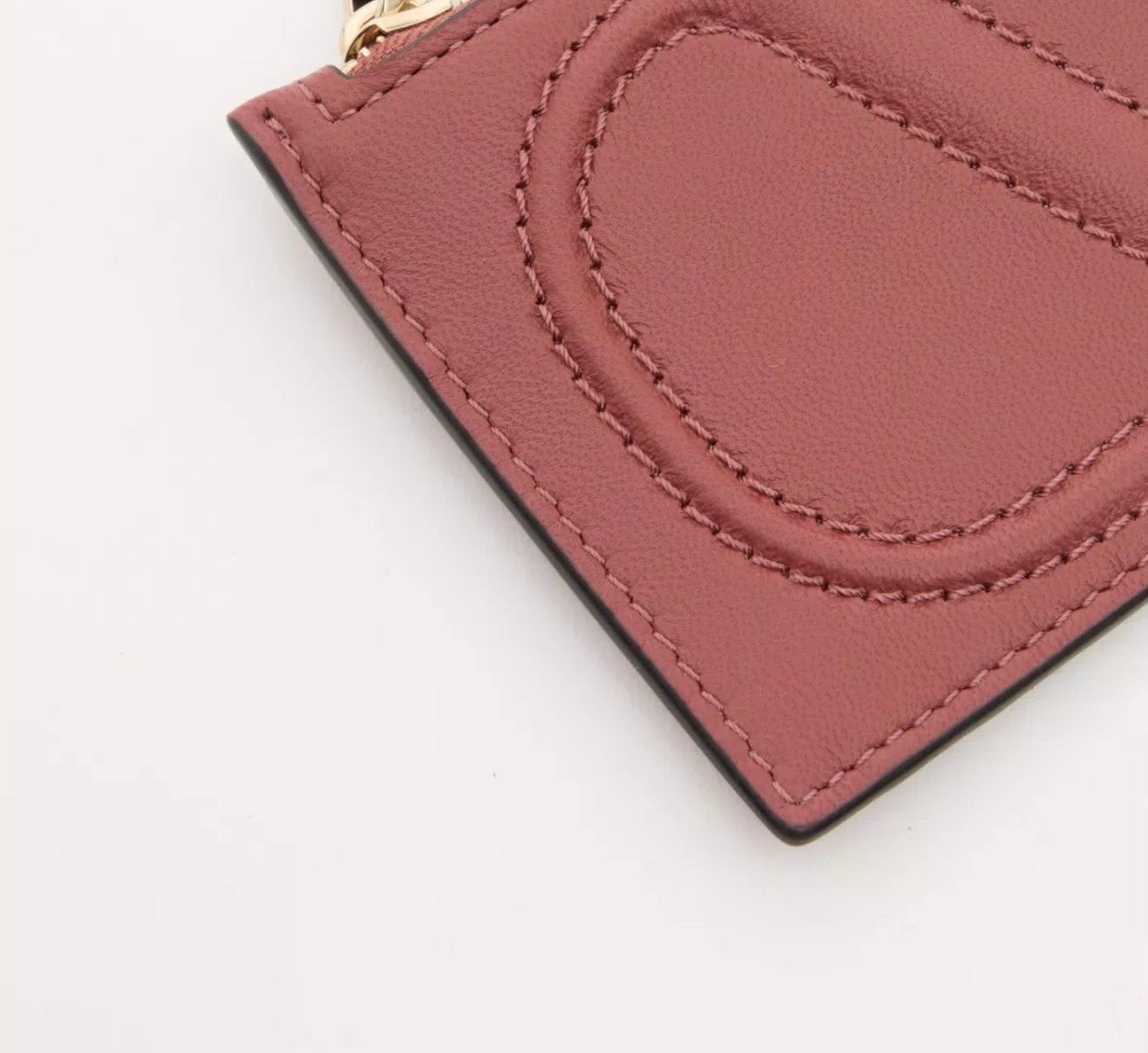 Valentino Vlogo Walk Zip Card Holder In Nappa - 4
