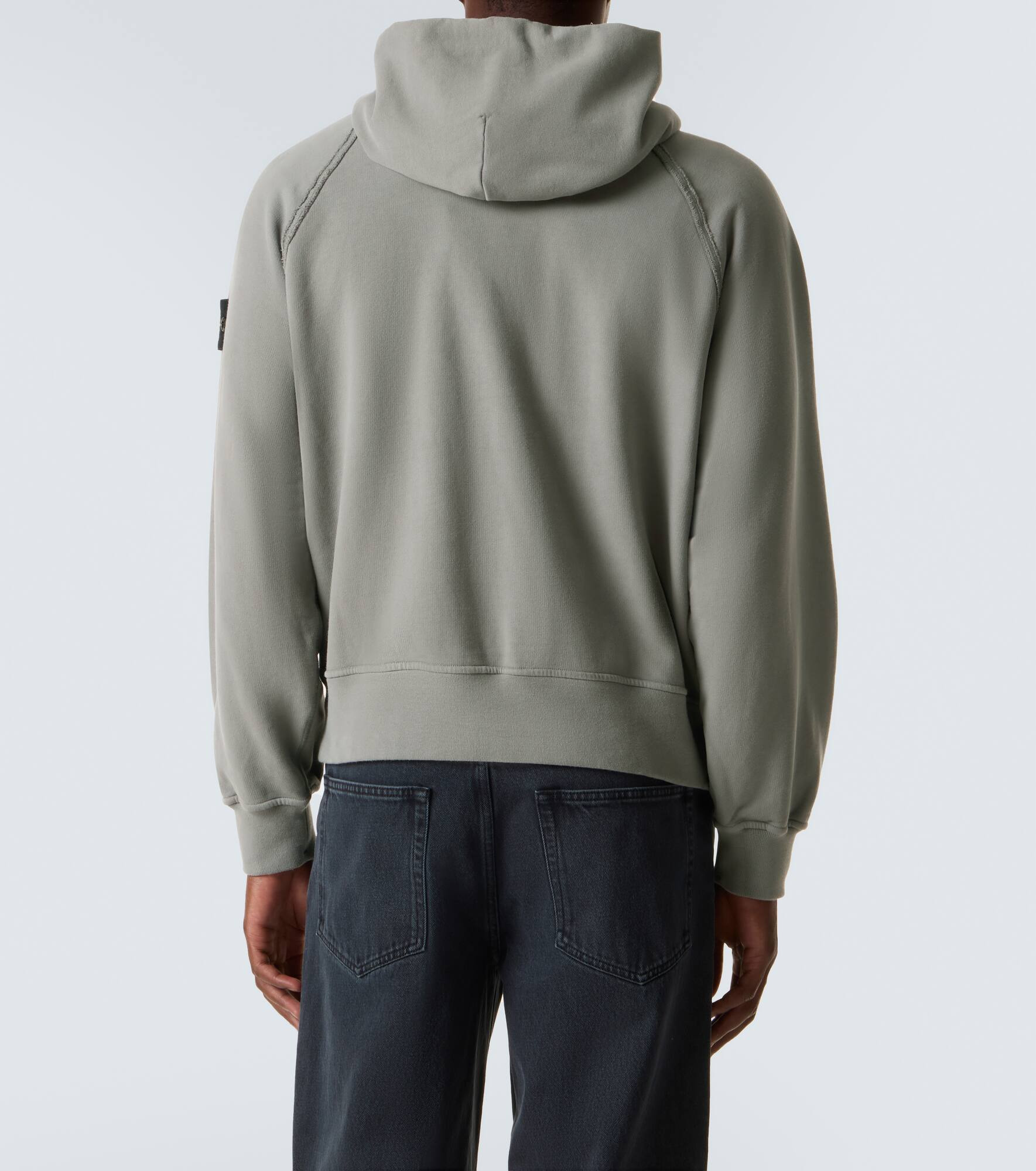 Compass cotton jersey hoodie - 4