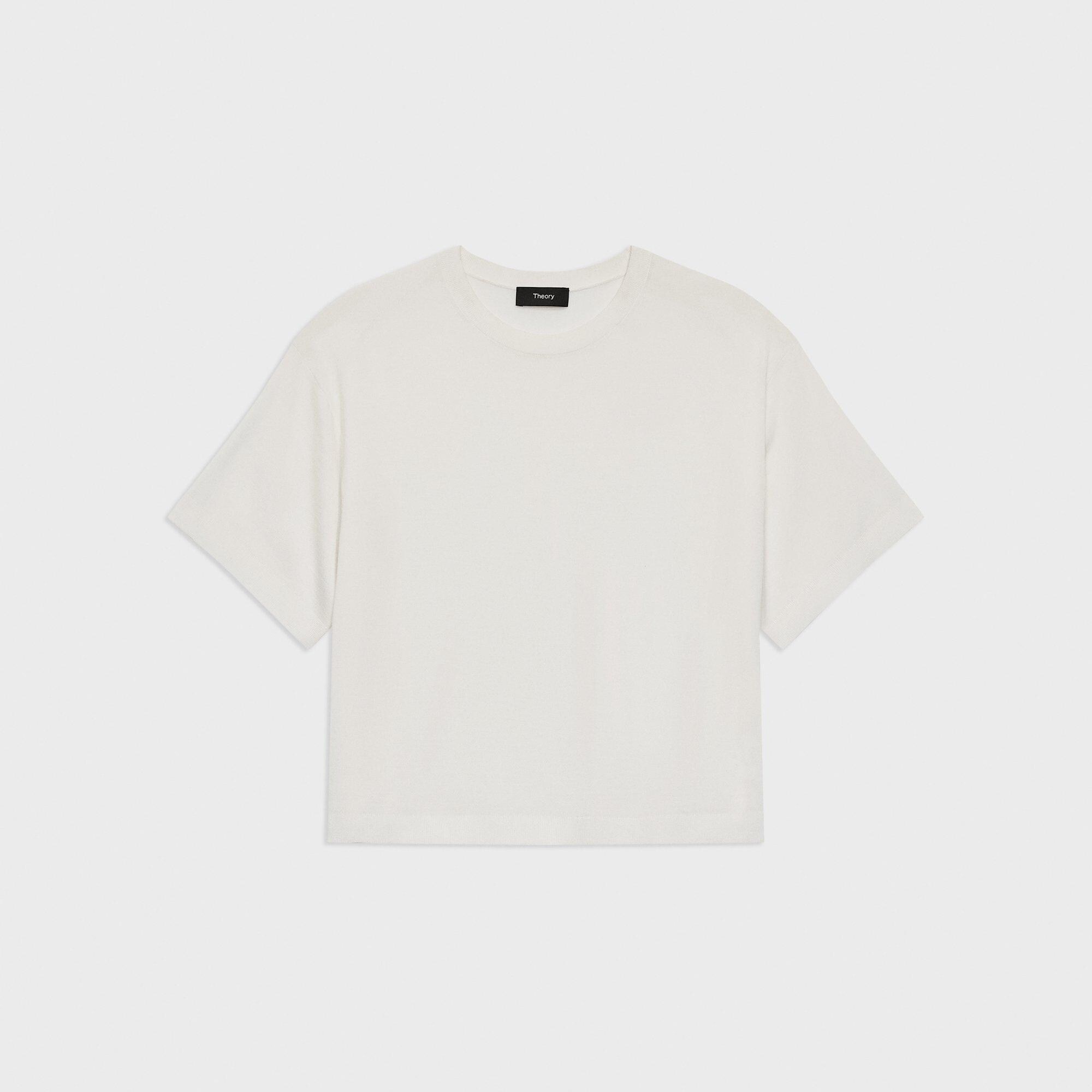 Boxy Tee in Regal Wool - 1