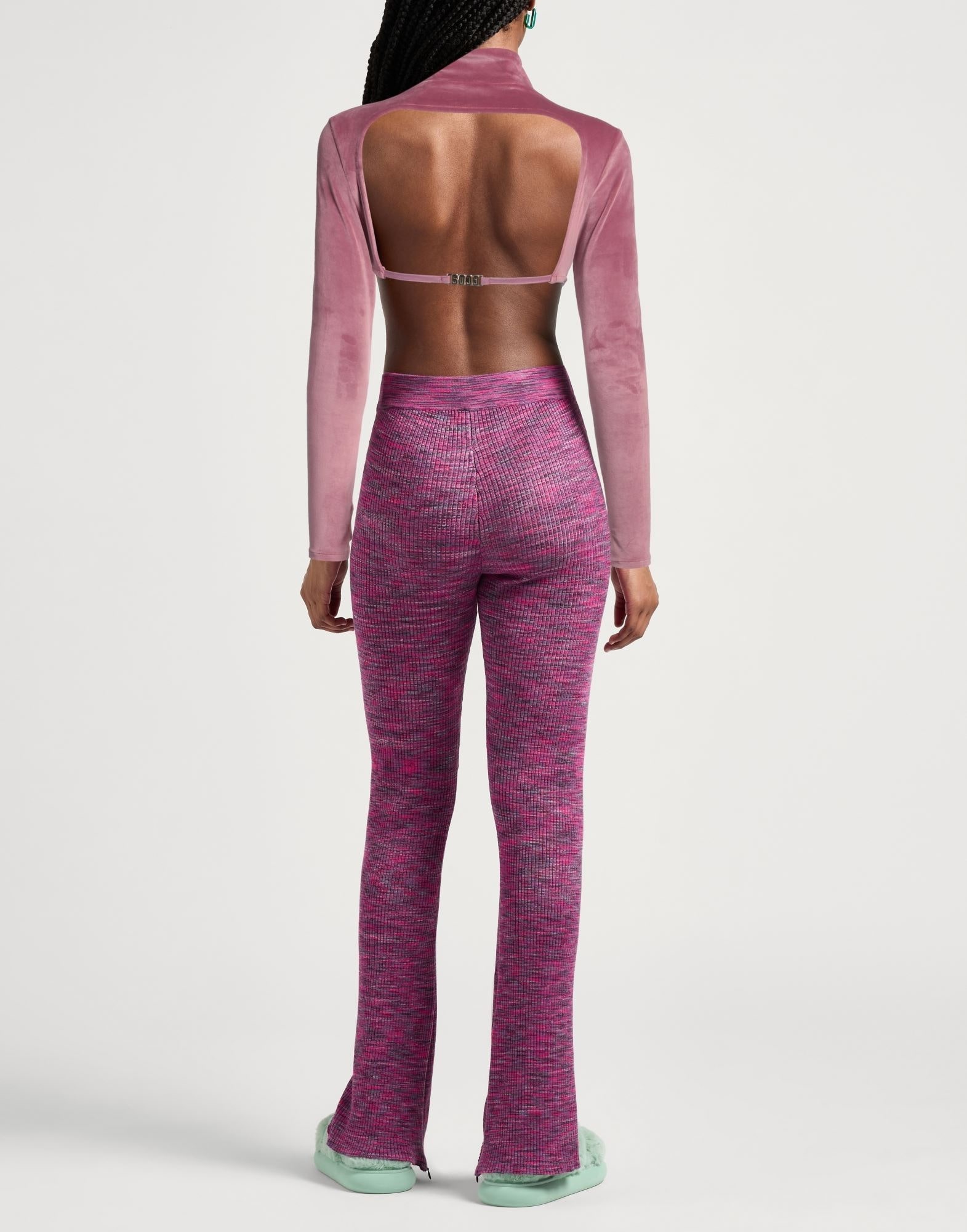 Pastel pink Women's Crop Top - 3