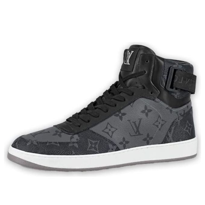 LOUIS VUITTON Rivoli Ankle Sneakers 'Grey Monogram' 1A8EA - 1