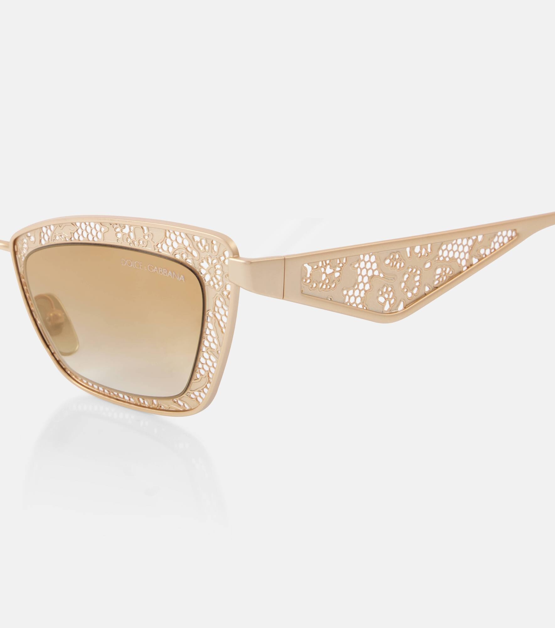 Lace cat-eye sunglasses - 2