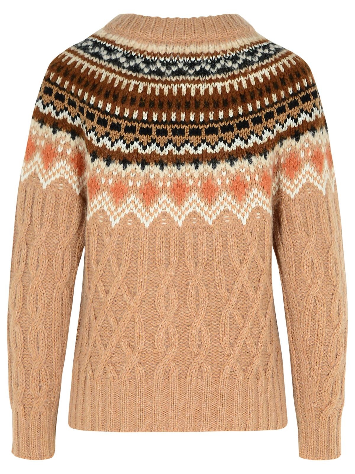 Moncler Grenoble Beige Virgin Wool Blend Sweater Women - 3