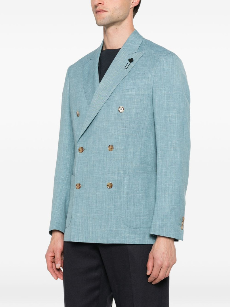 double-breasted wool blazer 3