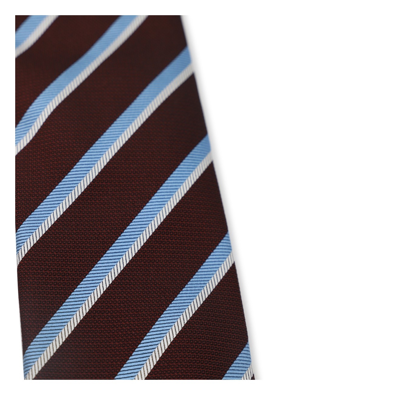 blue and violet silk tie - 2