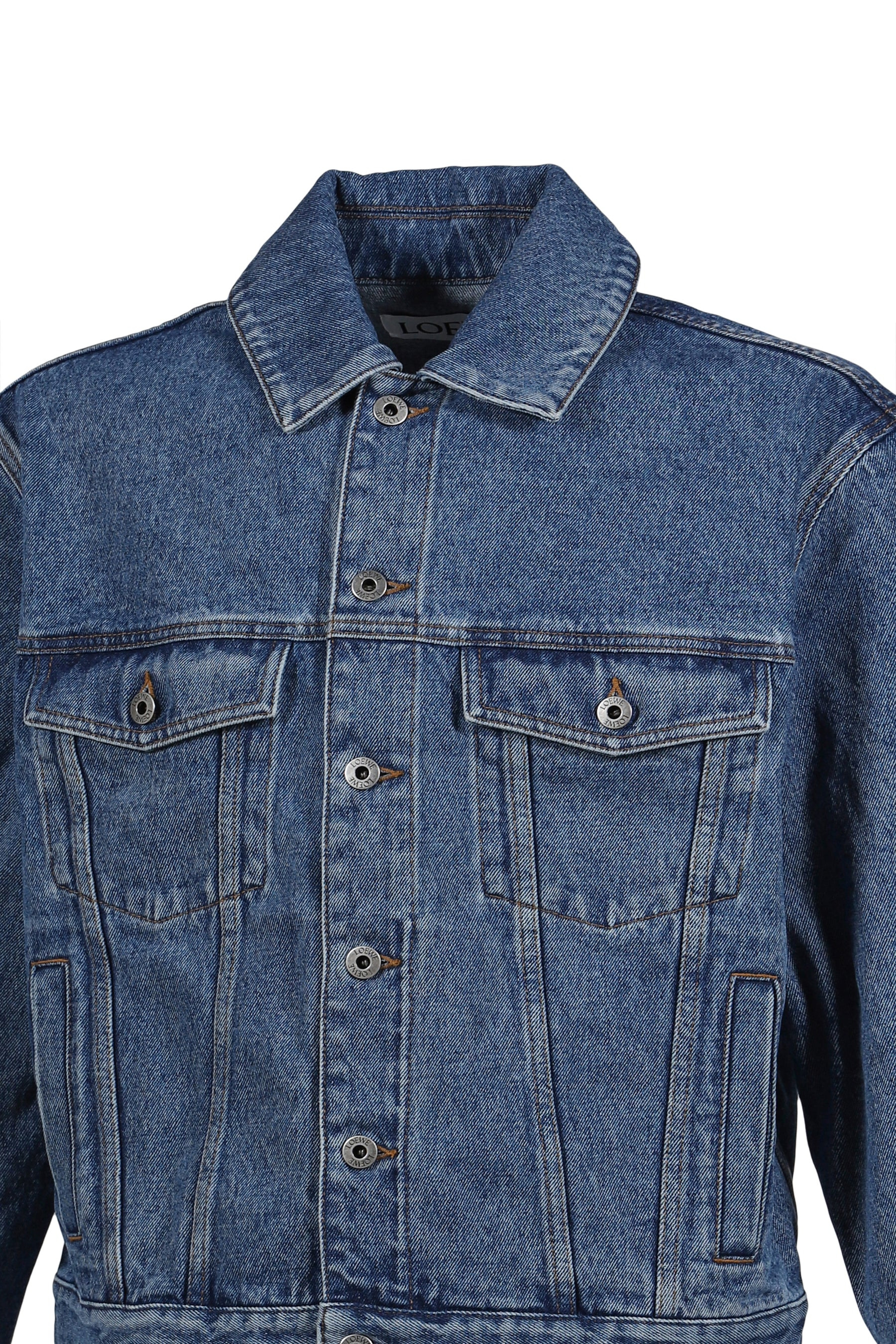 ANAGRAM JACKET / MID BLUE DENIM - 4