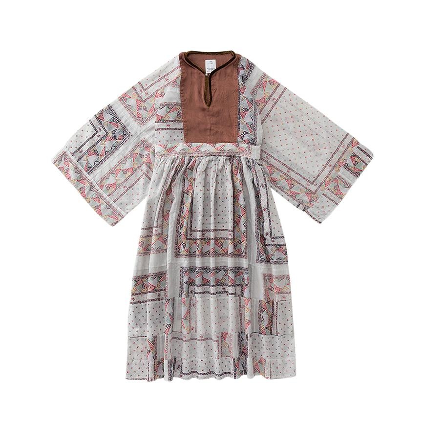 HIPPIE DRESS P.W. (N.D.) GREY - 1