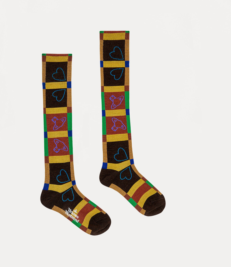 Vivienne Westwood HEARTS AND ORBS KNEE HIGH outlook