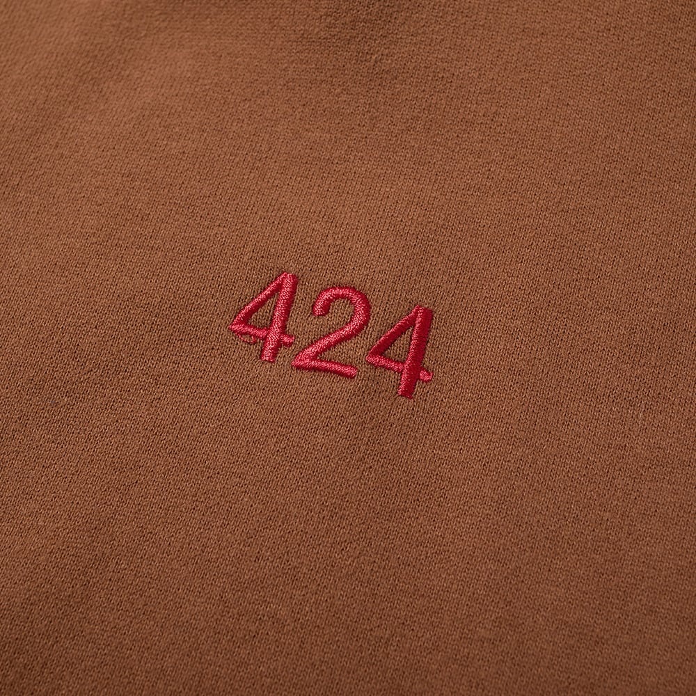 424 Alias Red Logo Popover Hoody - 2