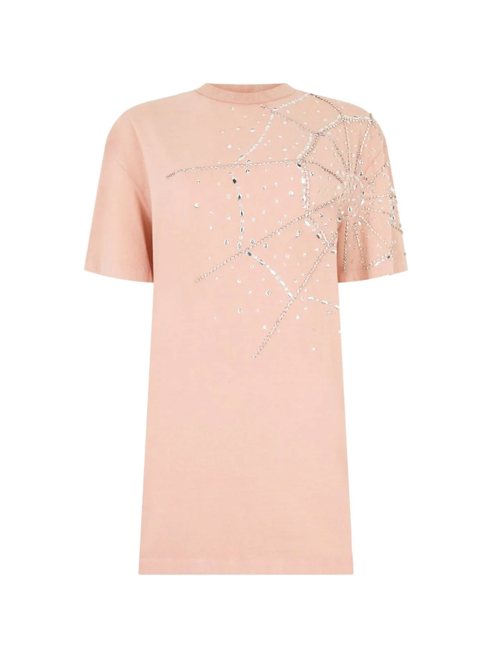 spiderweb-strass mini dress - 1