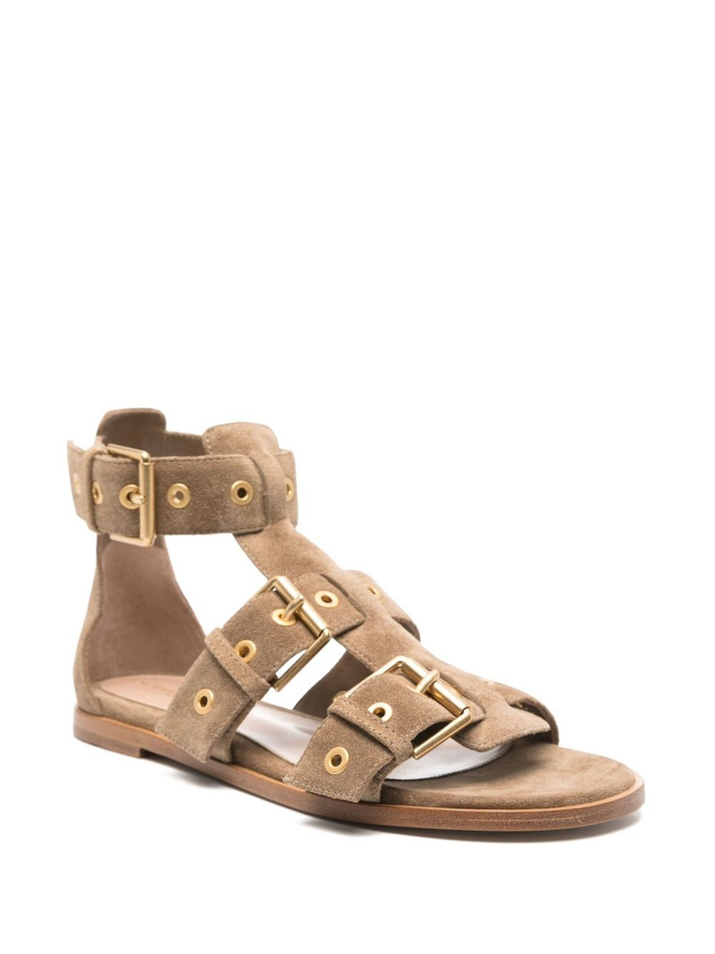 Gianvito Rossi suede sandals outlook