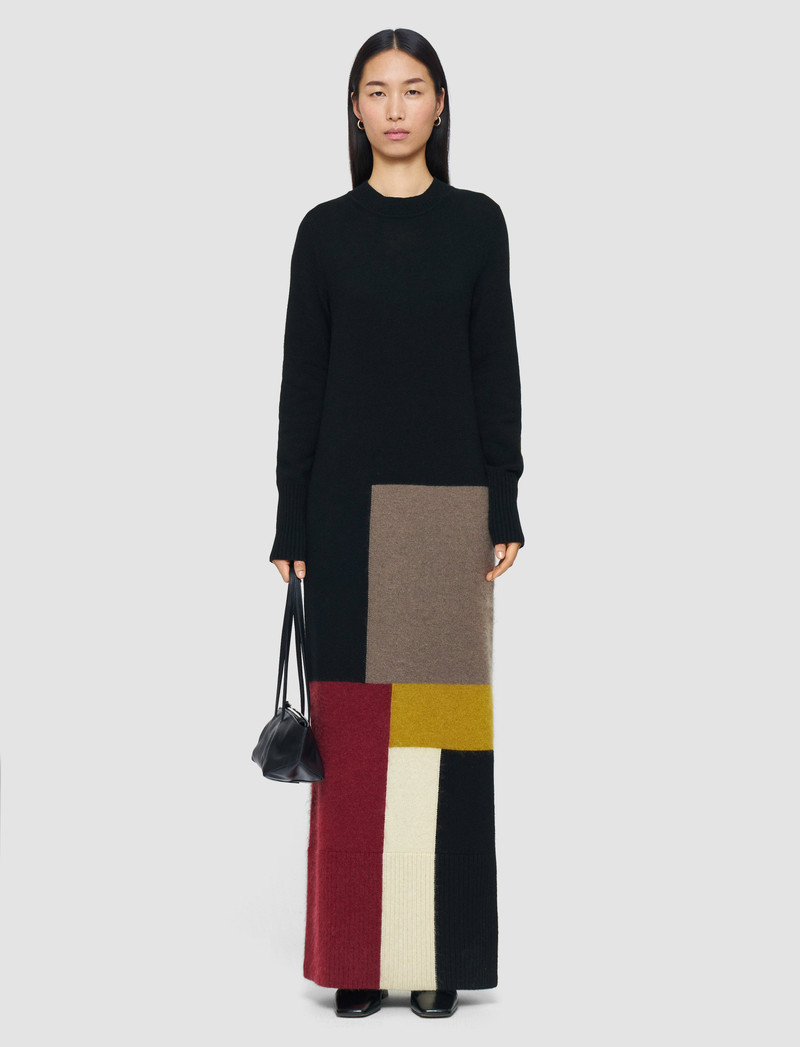 JOSEPH Overlay Wool Dress outlook