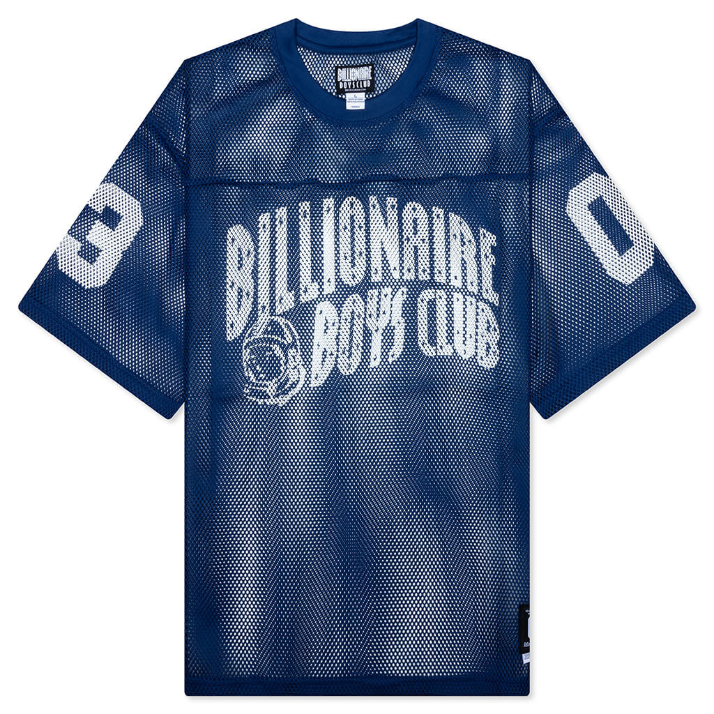 BB VARSITY S/S KNIT CROPPED FIT - NAVY PEONY - 1