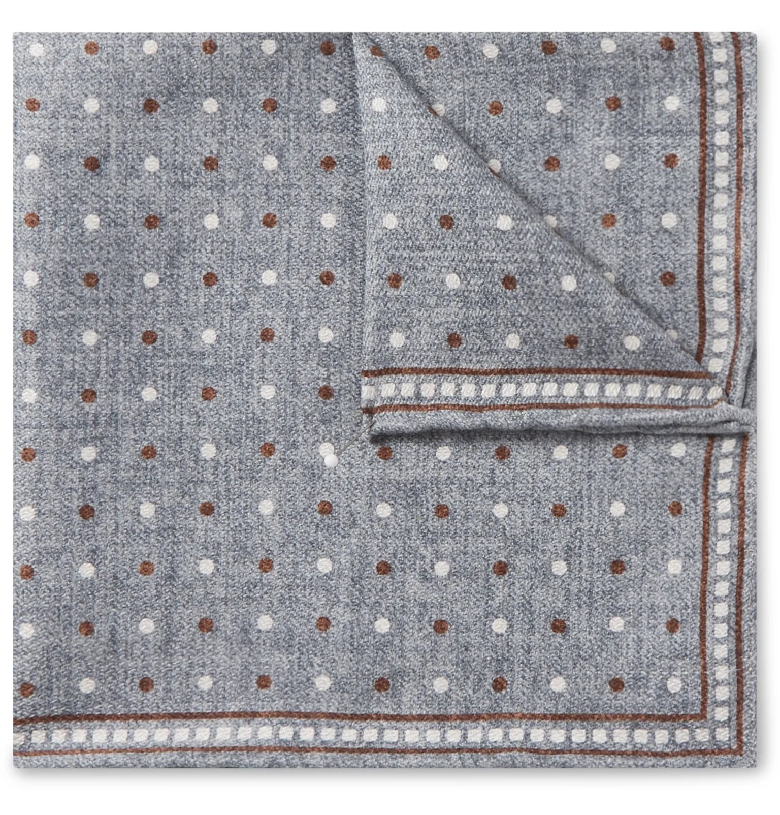 Printed Silk Pocket Square - 1