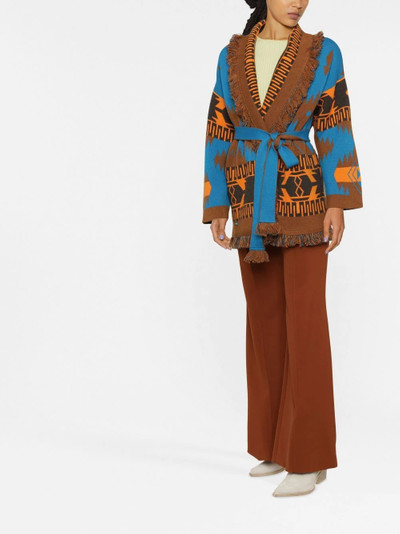 Alanui Icon belted-waist cardigan outlook