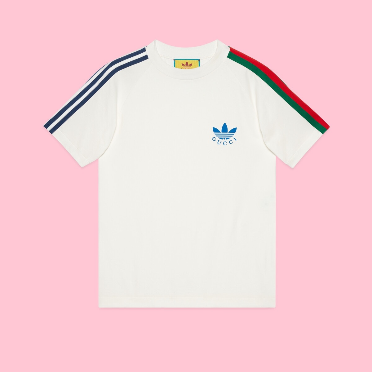 GUCCI adidas x Gucci Trefoil print T-shirt | REVERSIBLE