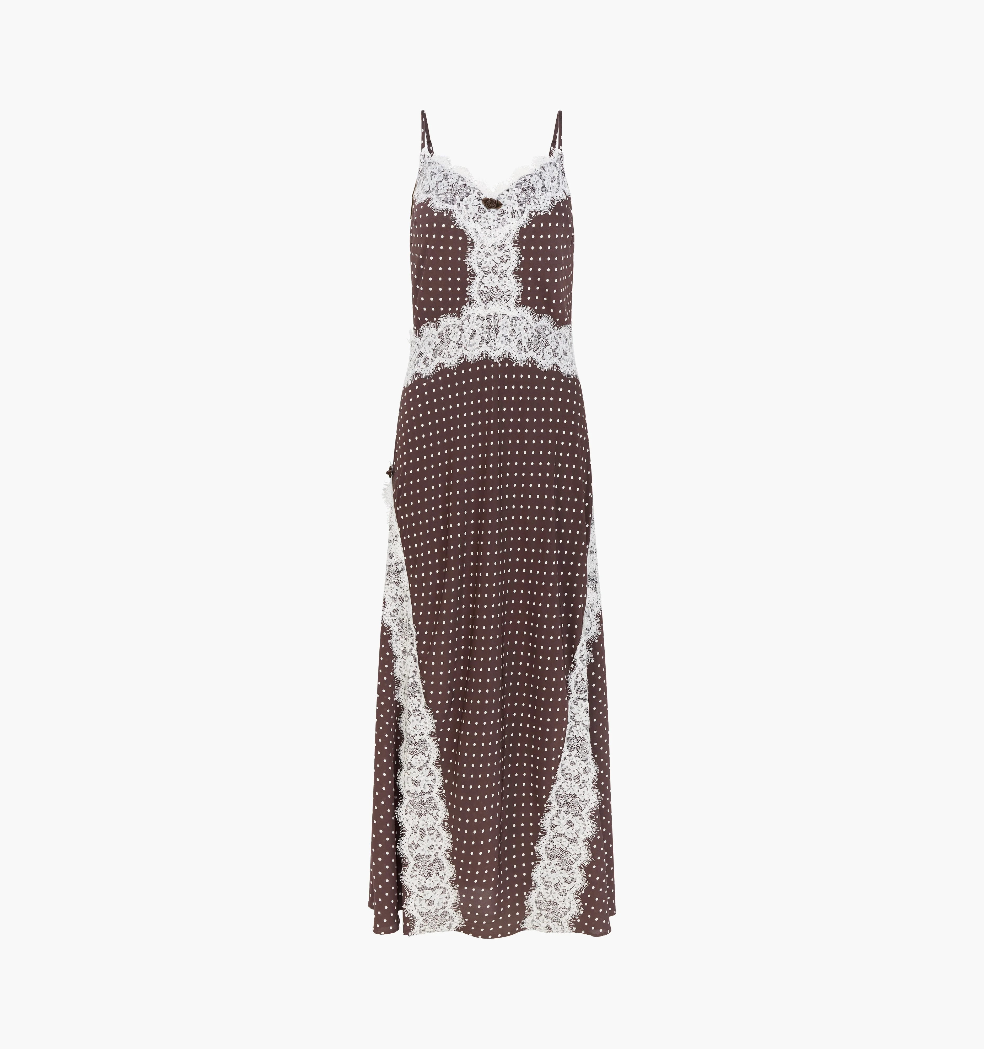 The Francesca Dress - Duke Dot Chocolate - 1