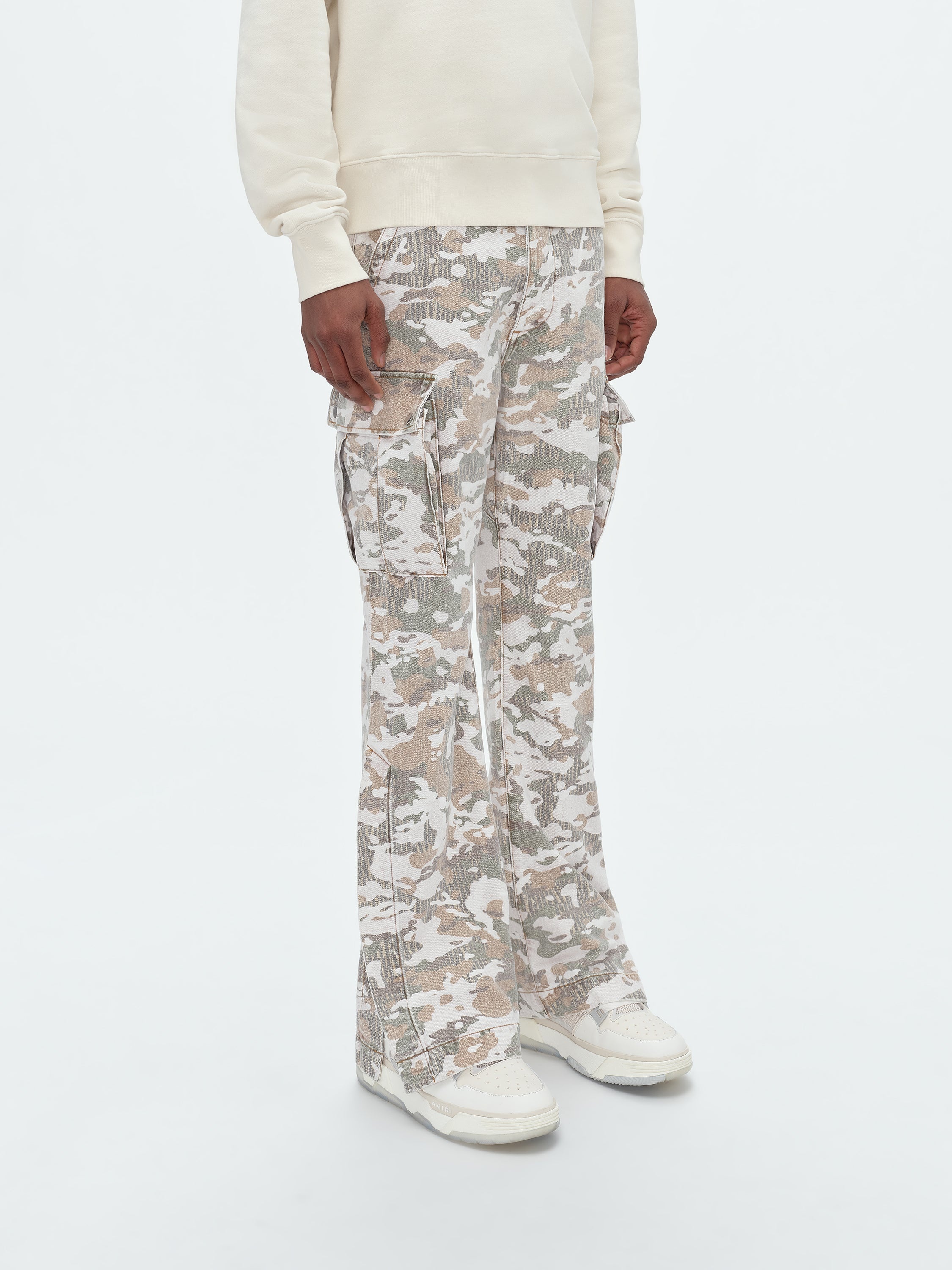 M65 CAMO CARGO KICK FLARE - 4