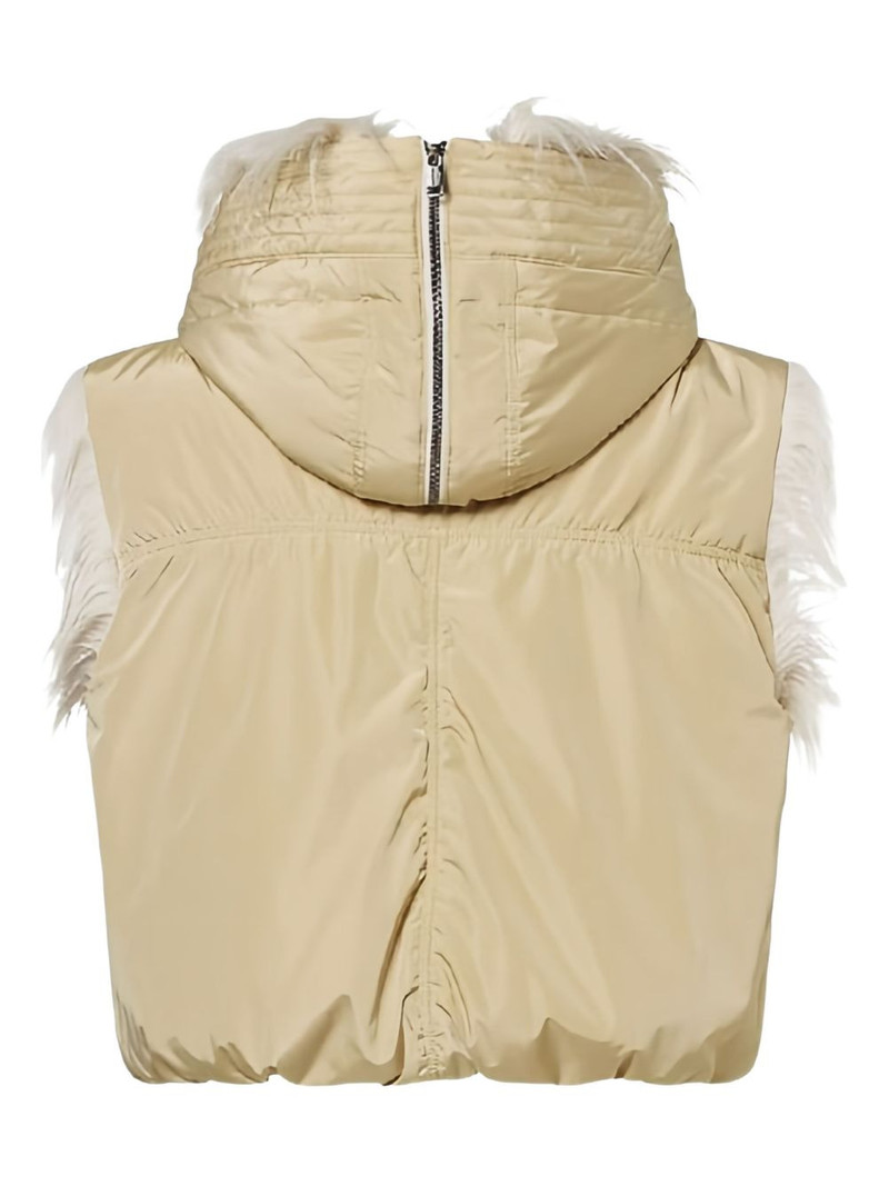 GOLDBERGH Yara reversible faux-fur hooded gilet outlook